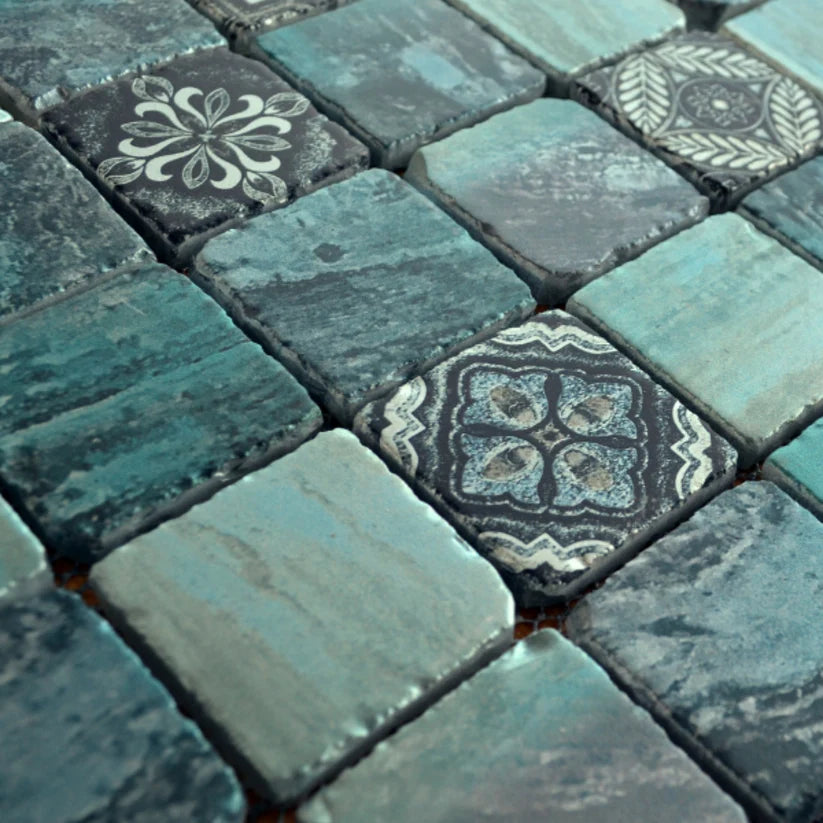 ANTIQUE MOSAIC JADE