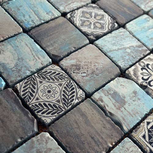 ANTIQUE MOSAIC BLUE