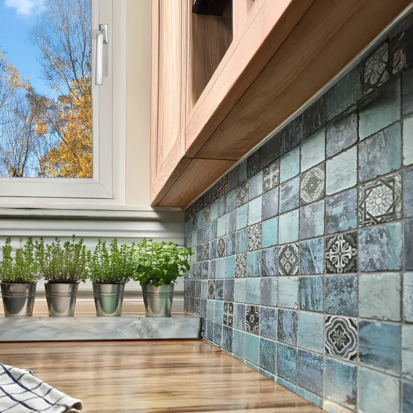 ANTIQUE MOSAIC JADE